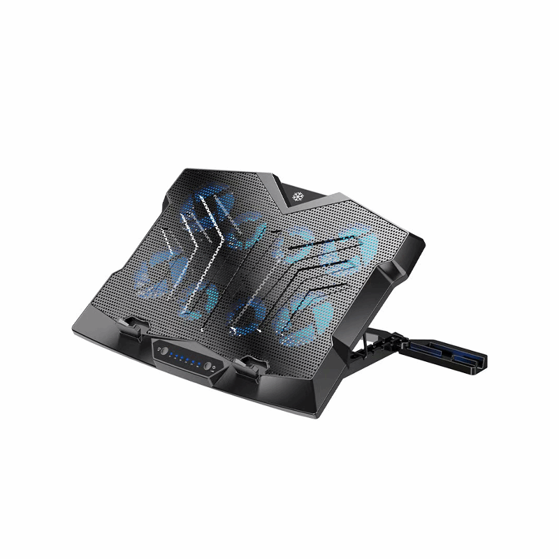 Gaming Laptop Stand with 8 Fans - Adjustable Cooler for 15.6" Laptops