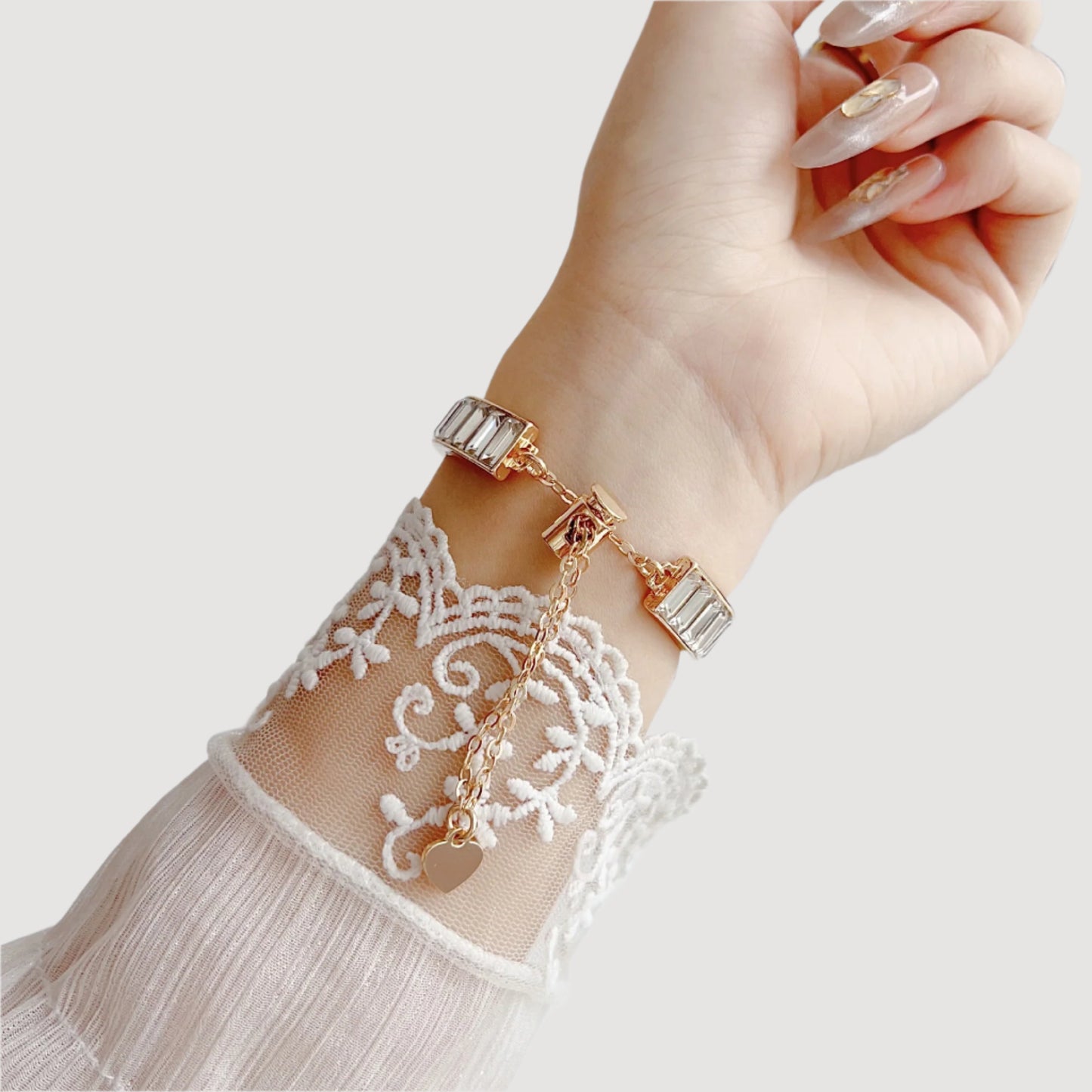 Crystal Bling Metal Strap for Apple Watch – Rhinestone Bracelet