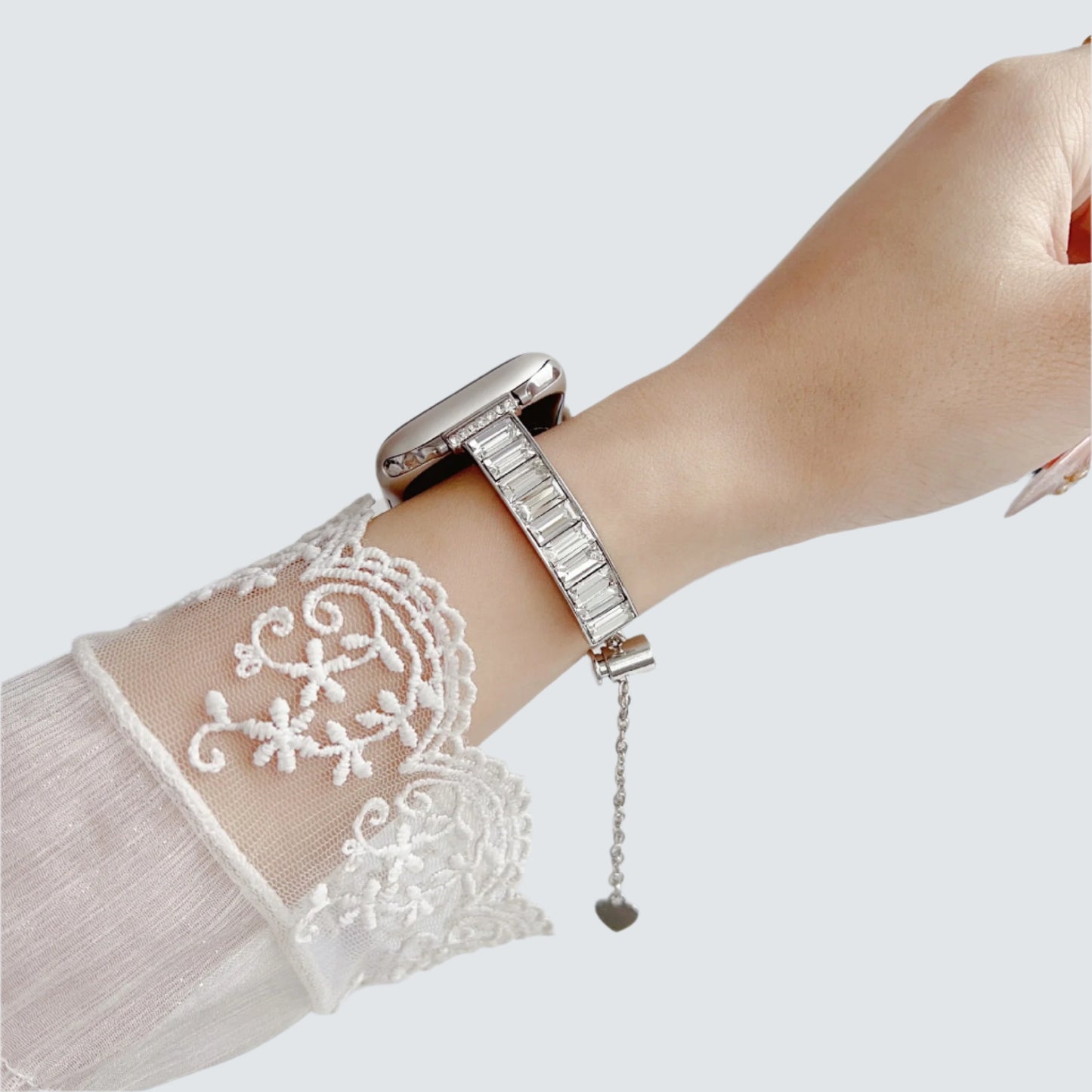 Crystal Bling Metal Strap for Apple Watch – Rhinestone Bracelet