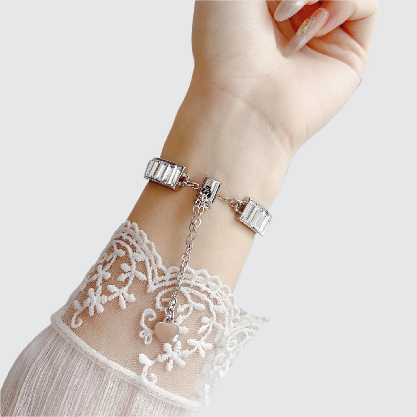 Crystal Bling Metal Strap for Apple Watch – Rhinestone Bracelet
