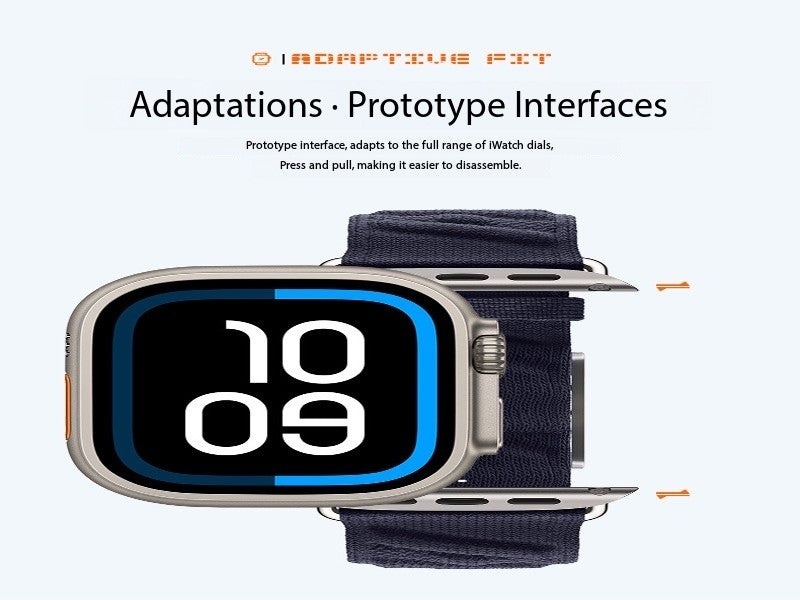 Apple Watch Band – En Mer H-Wave Style, Hermès-Inspired (38–49mm) | Prototype Interface