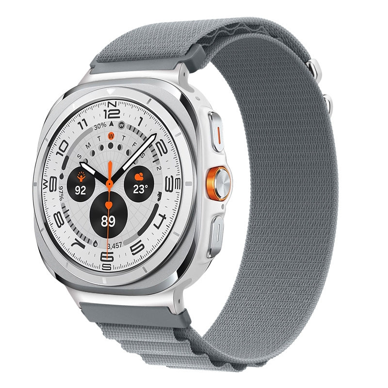 Elastic G-Hook Band Compatible with Samsung Galaxy Watch Ultra 47mm - Gray