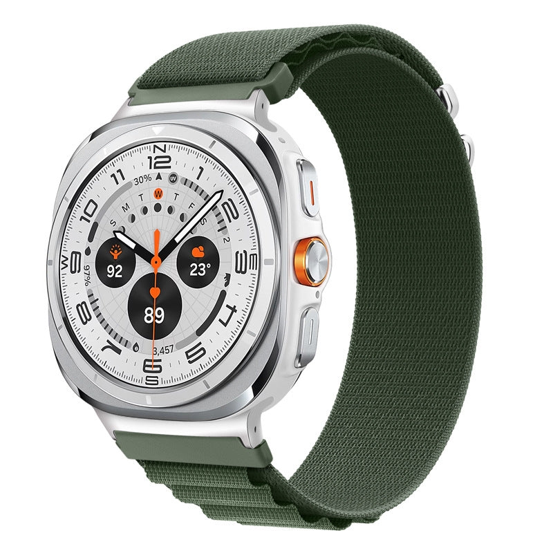 Elastic G-Hook Band Compatible with Samsung Galaxy Watch Ultra 47mm - Green