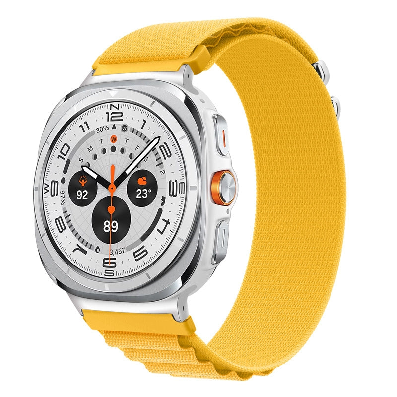 Elastic G-Hook Band Compatible with Samsung Galaxy Watch Ultra 47mm - Yellow