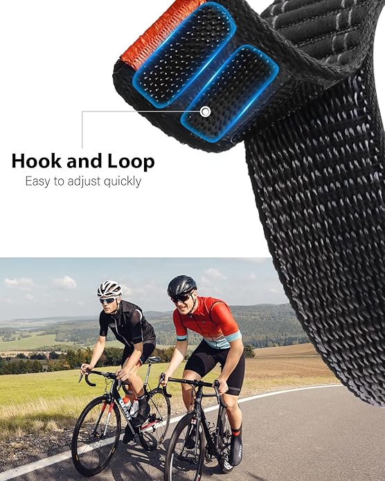 Woven Nylon Sport Loop Strap for Samsung Galaxy Watch Ultra 47mm - Easy to Adjust