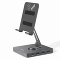 10-in-1 iPad Pro Bracket Docking Station & BLUEENDLESS ST102 10-in-1 Multi-Angle Adjustable Tablet Stand Hub Adapter