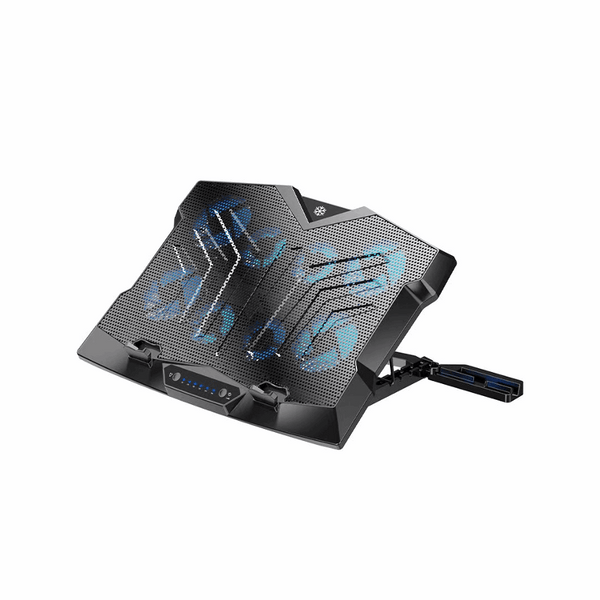 Gaming Laptop Stand with 8 Fans - Adjustable Cooler for 15.6" Laptops