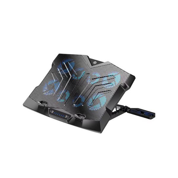Gaming Laptop Stand with 8 Fans - Adjustable Cooler for 15.6" Laptops