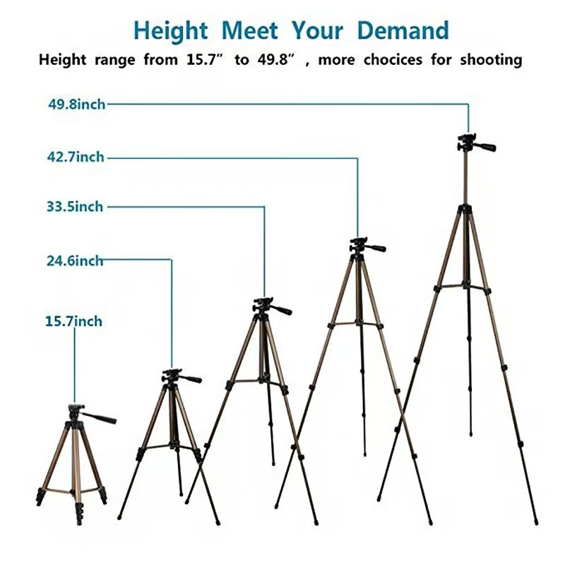 Amazon Basics 50-Inch Lightweight Camera Tripod with Carry Bag - 15.7 to 49.8 Inch