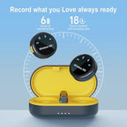 Portable Lavalier Mic with Charging Case for 18 Hours of Use