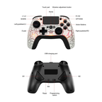 PS4 Wireless Controller with 8 LED Lights and Smooth Analog Joysticks
