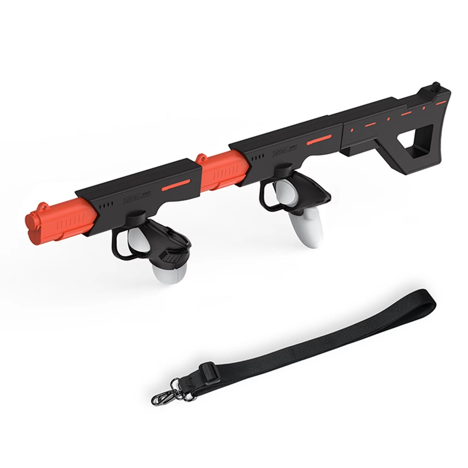 2-in-1 Magnetic VR Gun Stock for Meta Quest 3 – Rifle & Pistol Grip
