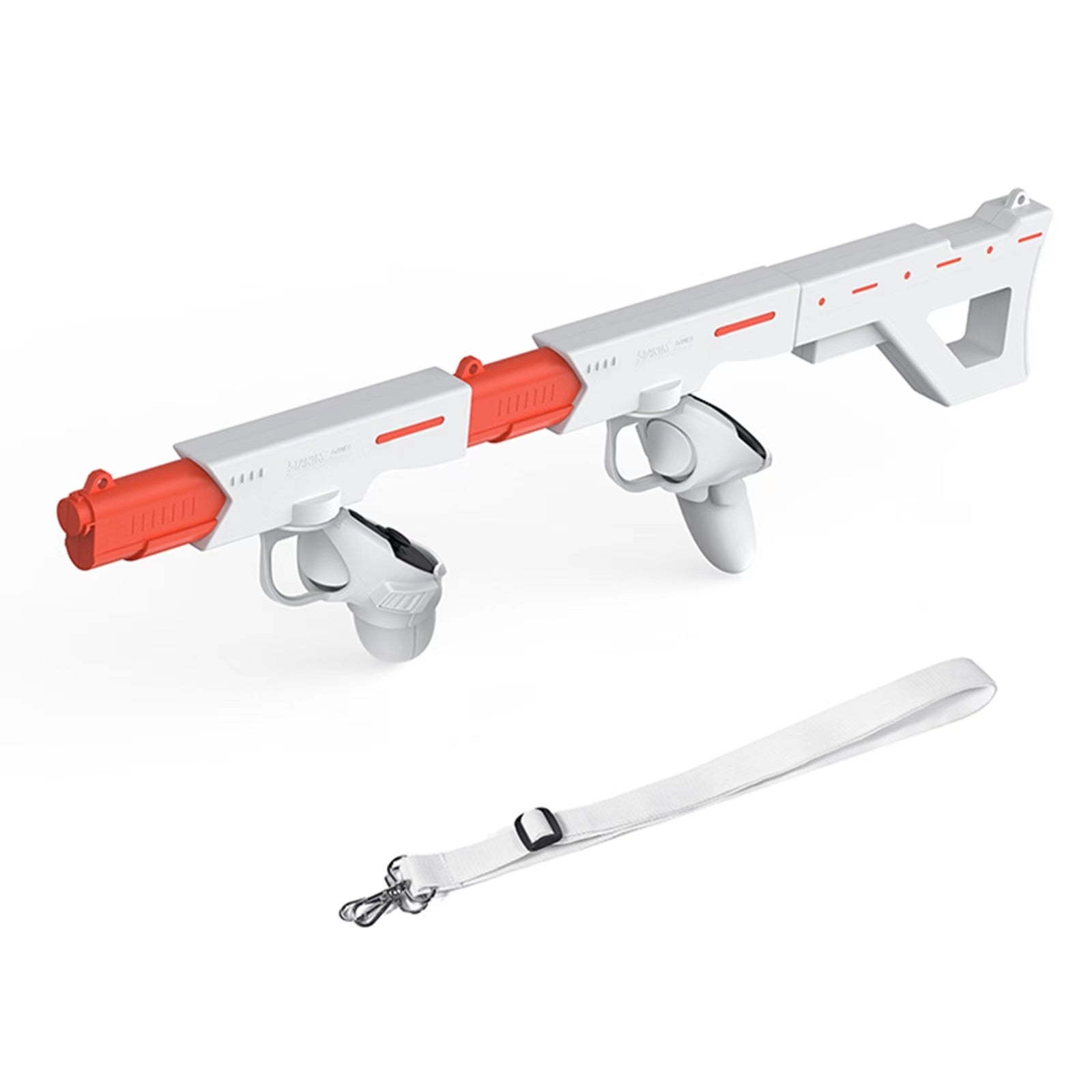 2-in-1 Magnetic VR Gun Stock for Meta Quest 3 – Rifle & Pistol Grip