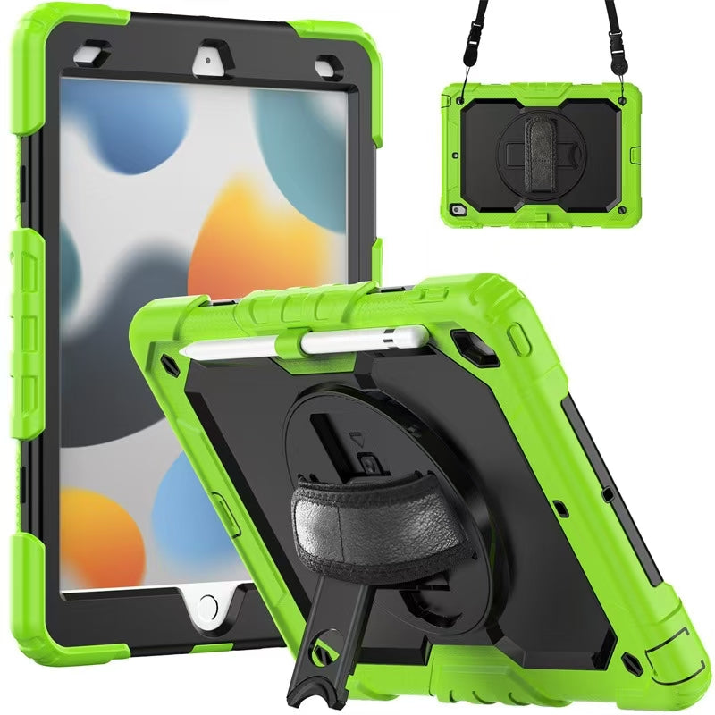Robustrion iPad 10.2" Armor Case - 360° Rotating Hand Strap