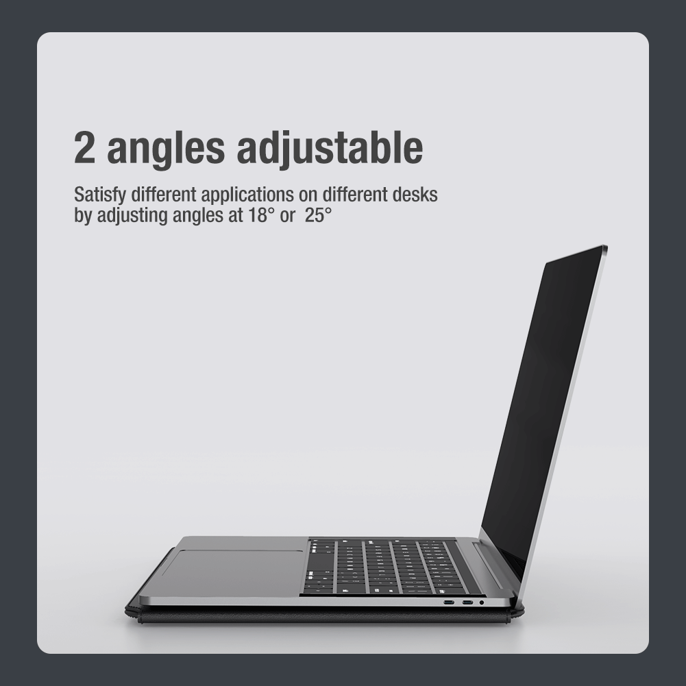 Nillkin Versatile Plus Laptop Sleeve 14/16.1 Inch - Stand & Mouse Pad - BeezSpeed