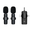 3-in-1 Wireless Lavalier Microphone for iPhone, Android & Cameras