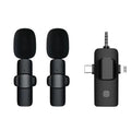 3-in-1 Wireless Lavalier Microphone for iPhone, Android & Cameras