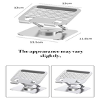 360° Rotating Adjustable Laptop & Tablet Cooling Stand - Aluminum Alloy