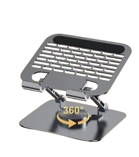 360° Rotating Adjustable Laptop & Tablet Cooling Stand - Aluminum Alloy
