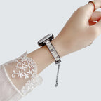 Crystal Bling Metal Strap for Apple Watch – Rhinestone Bracelet