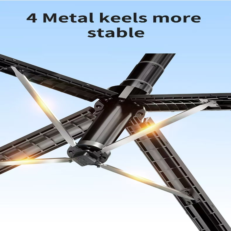 Portable 360° tracking selfie stick with wireless remote - 4 Metal Keels- BeezSpeed