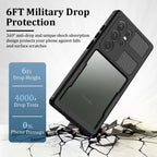 360° Rugged Case for Samsung Galaxy S23 - IP68 Waterproof & Shockproof