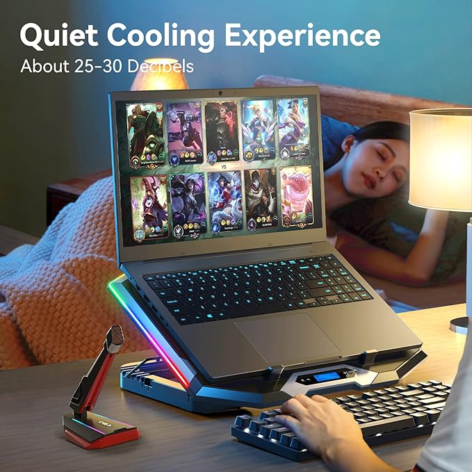 Dual USB Ports on ICECOOLER Cooling Pad for Convenient Power and Device Connectivity