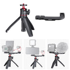ULANZI MT-08 Multi-Function Selfie Stick Tripod with Extension Pole and Anti-Slip Grip