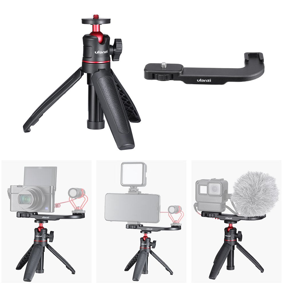 ULANZI MT-08 Multi-Function Selfie Stick Tripod with Extension Pole and Anti-Slip Grip