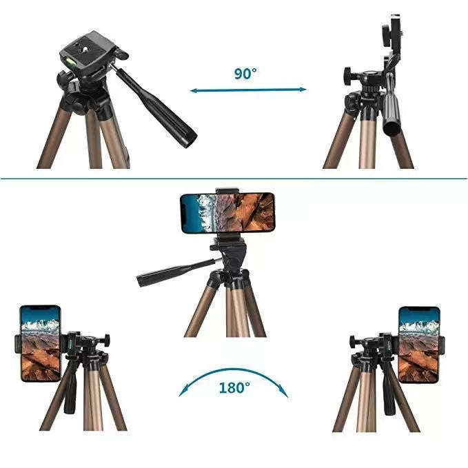 Amazon Basics 50-Inch Lightweight Camera Tripod with Carry Bag - 90 to 180 degree