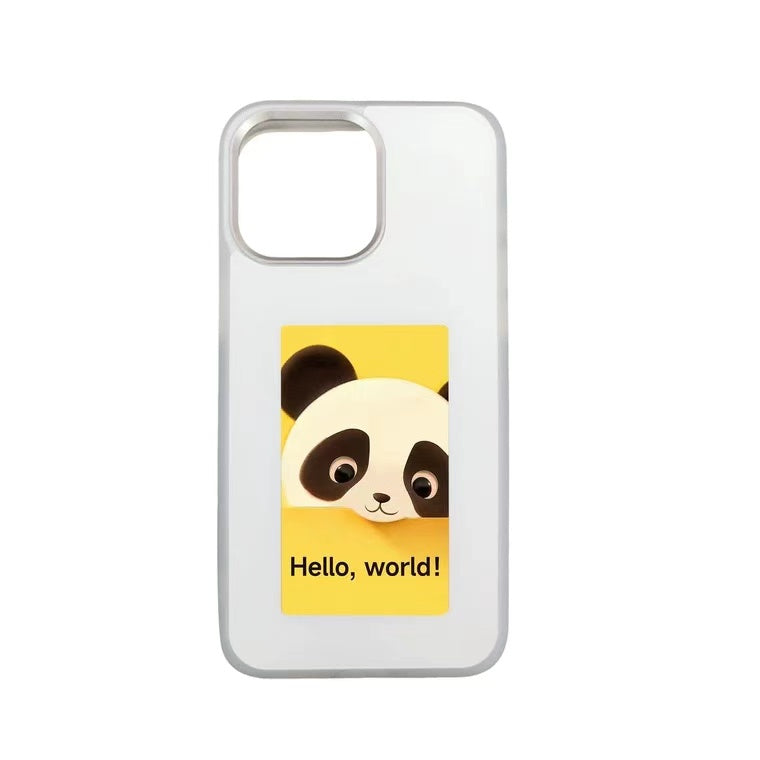 AI Smart E-Ink DIY NFC Phone Case for iPhone 13/14/15
