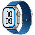 Apple Watch Band – En Mer H-Wave Style, Hermès-Inspired (38–49mm) Blue