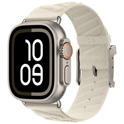 Apple Watch Band – En Mer H-Wave Style, Hermès-Inspired (38–49mm) Beige