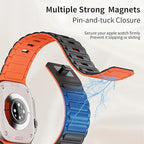 Apple Watch Magnetic Silicone Band [38–49mm] Sweat-proof & Secure Fit | Multiple Strong Magnet