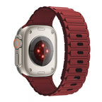 Apple Watch Magnetic Silicone Band [38–49mm] Sweat-proof & Secure Fit | Red