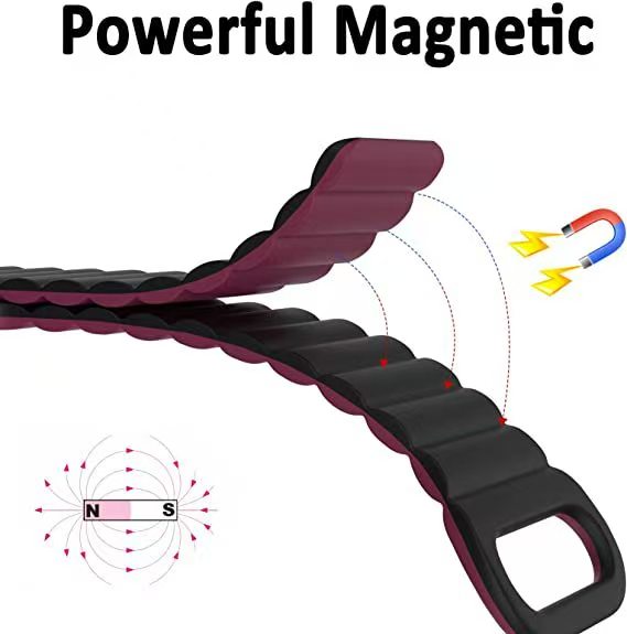 Apple Watch Magnetic Silicone Strap (38-49mm)– Loop Design | Powerful Magnetic