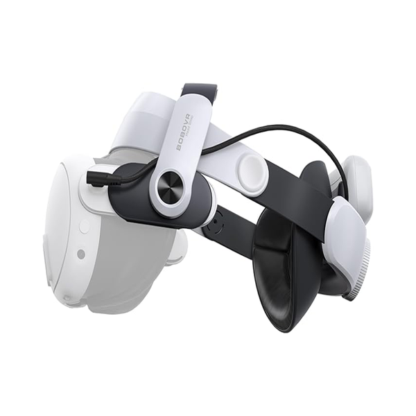 BOBOVR M3 Pro head strap for Meta Quest 3 with magnetic quick-release battery and comfortable facial pressure distribution - BeezSpeed