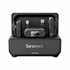 Black Saramonic BLINK500B2 Wireless Lavalier Mic - 20Hrs Battery Life - BeezSpeed