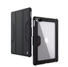 Black - NILLKIN Bumper Pro iPad 10.2 Leather Case - Slide Camera Cover & Pencil Holder - BeezSpeed