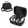 Customized storage case for Meta Quest 3 VR glasses with EVA hard shell and plush interior lining for protection - Black- BeezSpeed