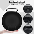 Black EVA Hard Case for Meta Quest 3 - Portable & Shockproof with Strap - BeezSpeed