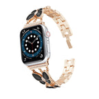 Black Elegant Stainless Steel Fashion Watch Strap with Butterfly Clasp - BeezSpeed