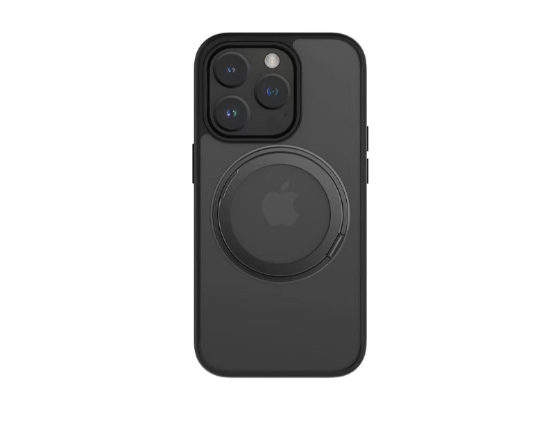 Black FACASE Magnet TPU Metal Bracket Case for iPhone Models - BeezSpeed