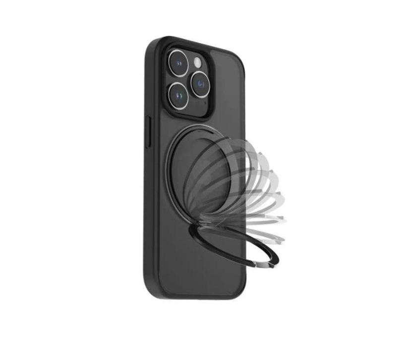 Premium iPhone Case with Magnetic Fit, TPU Frame, and Metal Bracket for All Models