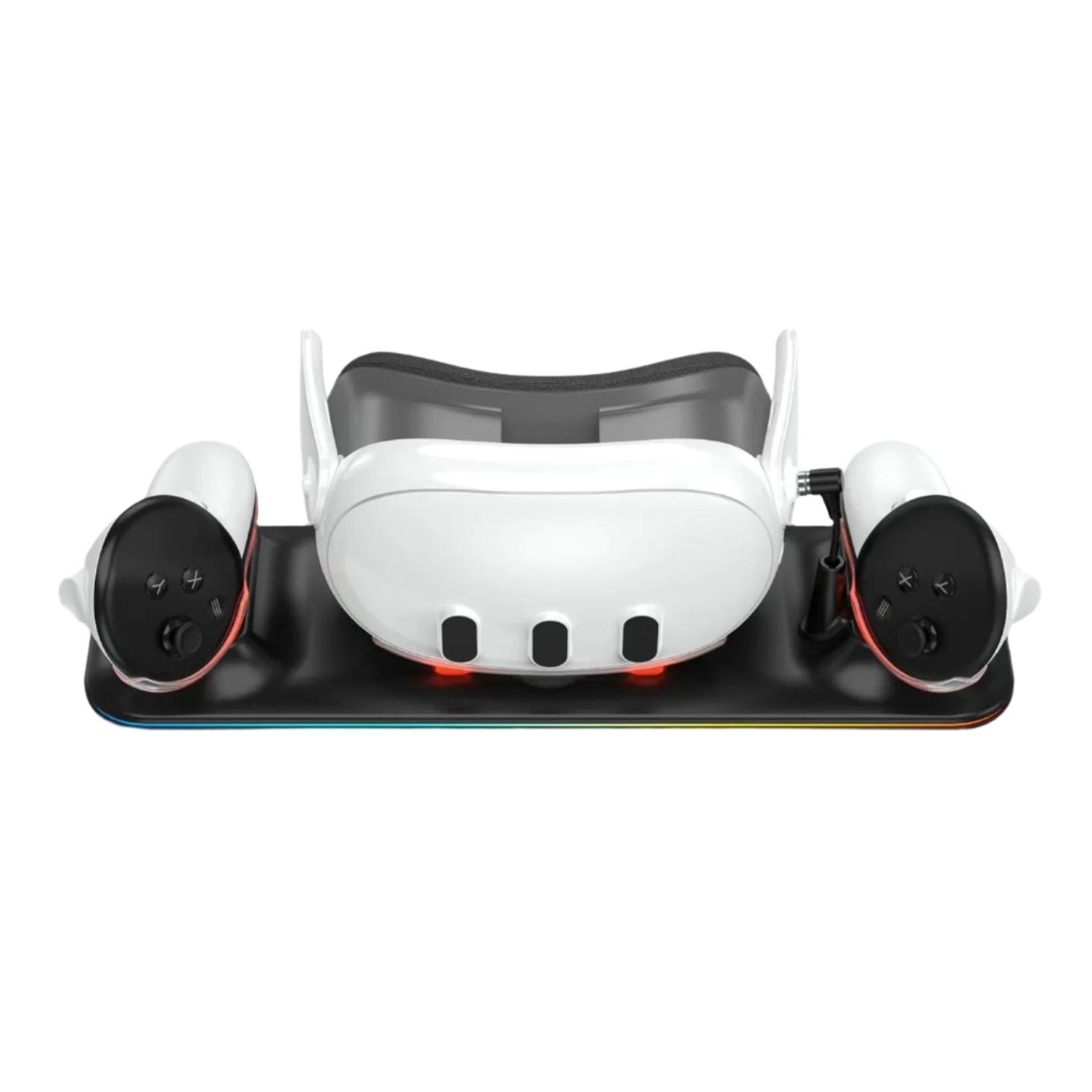 Black Meta Quest 3 Charging Station - 45W USB-C Fast Charge with LED Indicators  -BeezSpeed