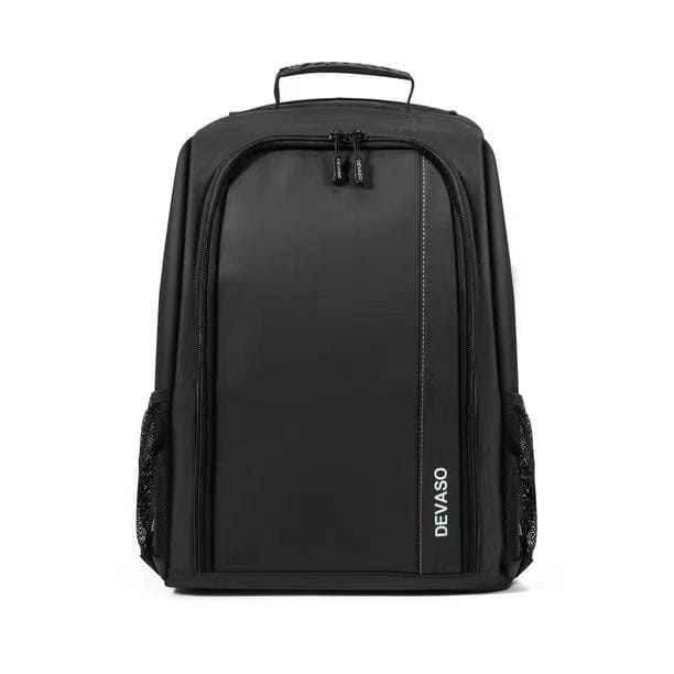 PS5/VR2 Travel Backpack with Durable Waterproof Material and Convenient Compartments - Black
