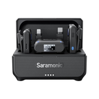 Black Saramonic BLINK500B2 Wireless Lavalier Mic - 20Hrs Battery Life - BeezSpeed