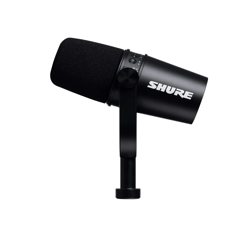 Shure MV7 USB Microphone for Streamers with Stereo Minijack & ShurePlus App Control