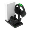 4-in-1 Vertical Stand Cooling Fan & Charging Station for Xbox Series S