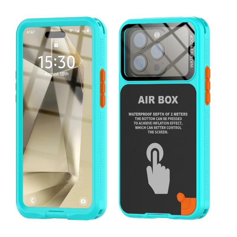Blue IP68 Waterproof Case - iPhone 12/13/14/15 Pro Max - BeezSpeed